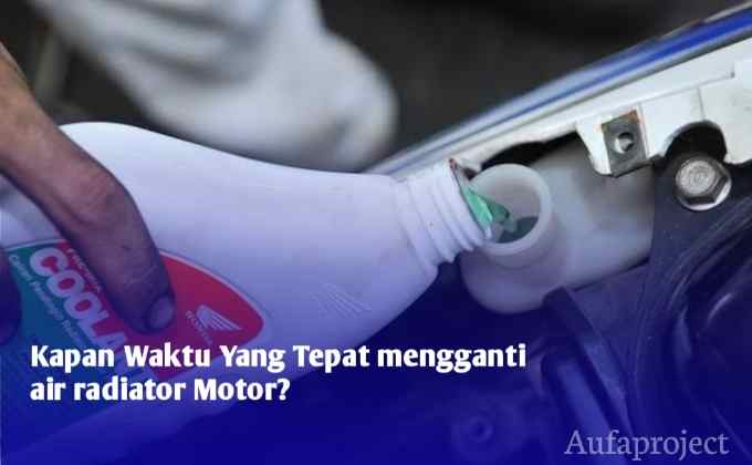 mengganti air radiator