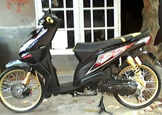 9 Rekomendasi Modifikasi Beat Hitam Terbaik Biar Nggak Monoton di Jalan - Modifikasi Beat Hitam