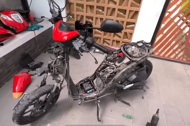 penyebab rangka motor berkarat