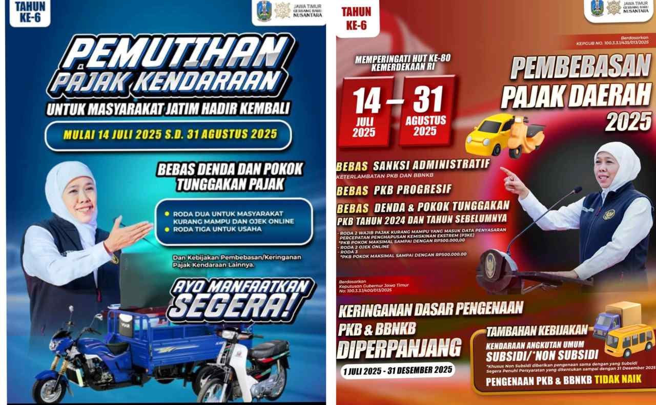 Bebas Denda Pajak Kendaraan 2025