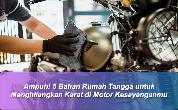 Menghilangkan Karat di Motor