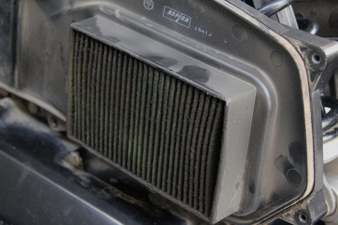 Penyebab Tarikan Gas Motor Berat, filter kotor