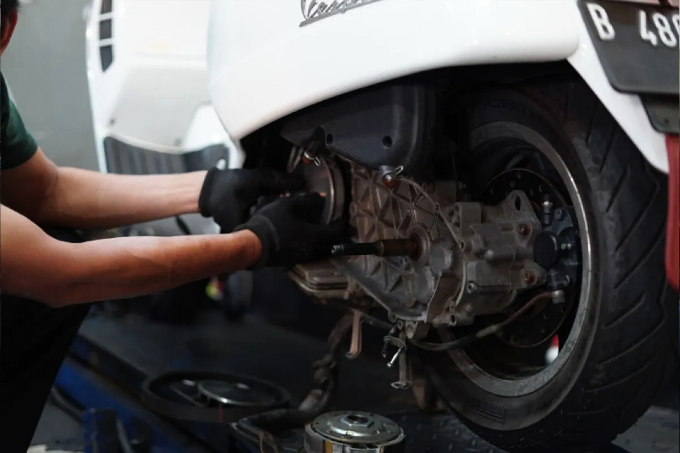 Hilangkan Gredek CVT Vespa Matic
