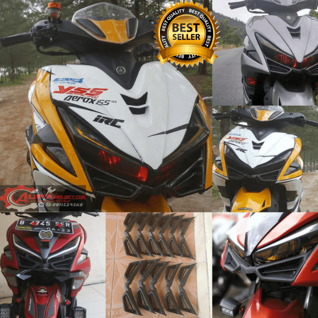 Spoiler Yamaha Aerox  Variasi  Motor  Yamaha Aerox  